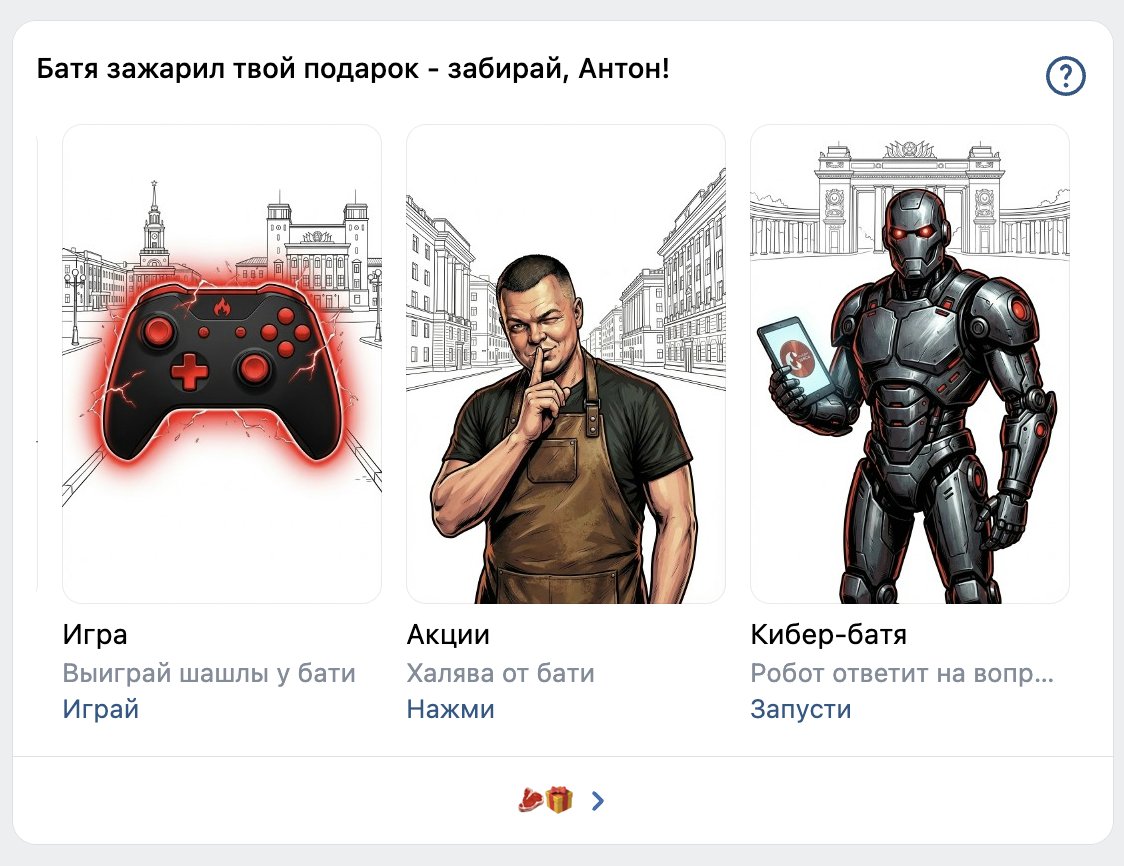 Виджеты сообщества с Мясным Батей
